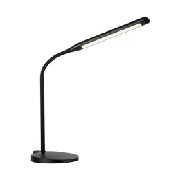 JUST LIGHT. Elly LED-bordlampe, ABS, CCT, dimbar, svart