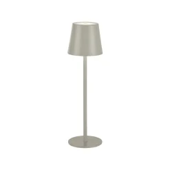 JUST LIGHT. Euria LED-bordlampe, gråbeige jern IP54