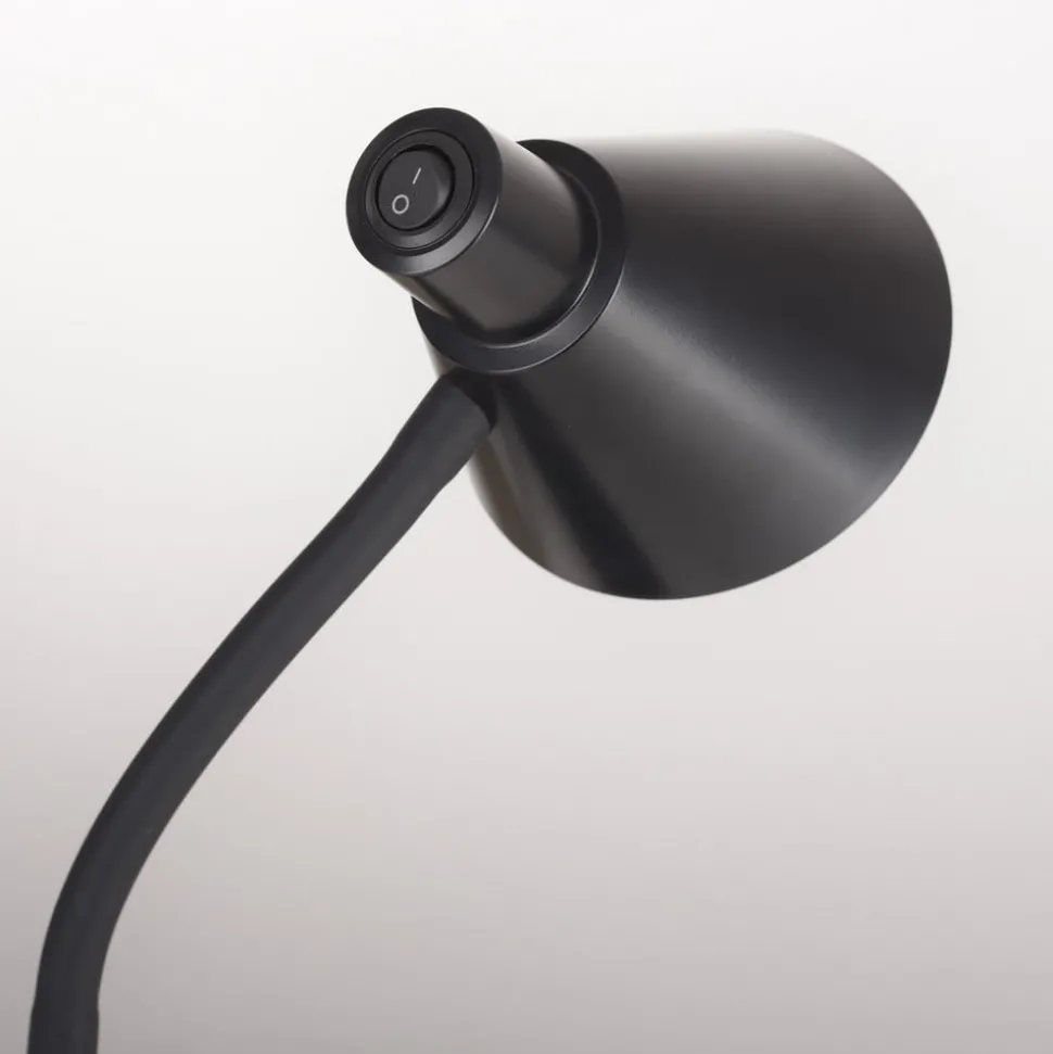 JUST LIGHT. LED-bordlampe Pixie, plast, svart