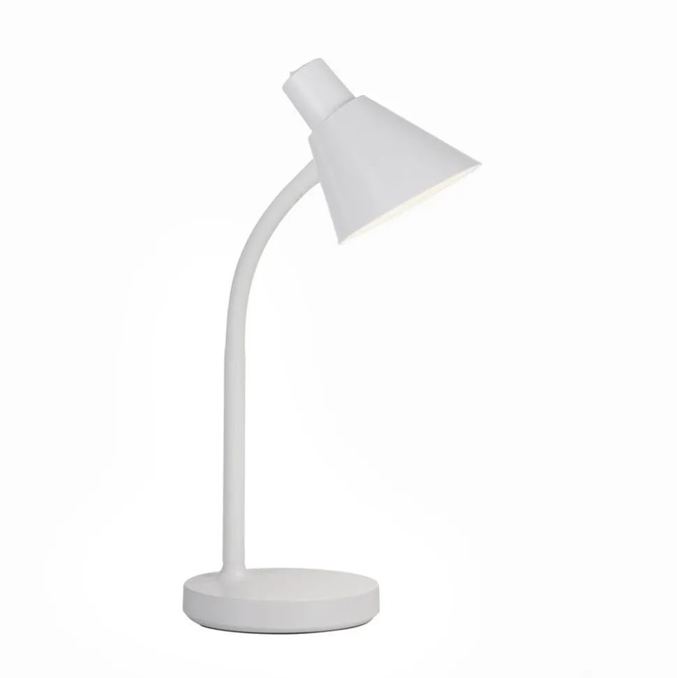 JUST LIGHT. LED-bordlampe Pixie, plast, hvit