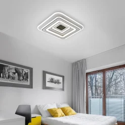 JUST LIGHT. LED-taklampe Tolago, 49x49 cm, CCT, dimbar