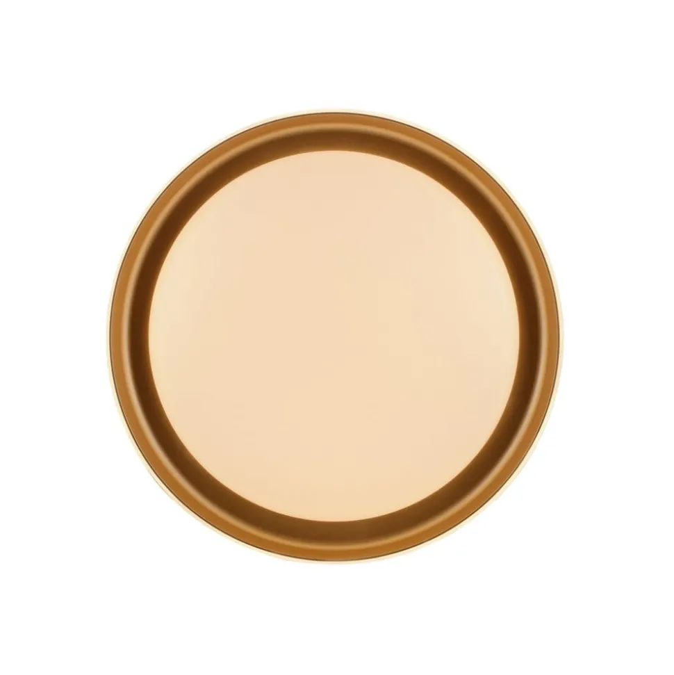 JUST LIGHT. Sati taklampe, plast, hvit/messing