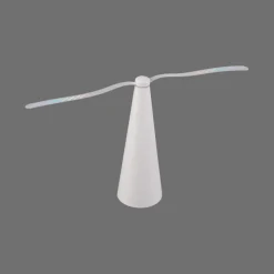 JUST LIGHT. Swat fluevisp, batteridrevet, hvit