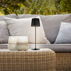 Kaami LED-bordlampe, dimbar, svart matt