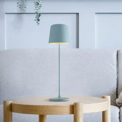 Kaami LED-bordlampe, dimbar, lyseblå