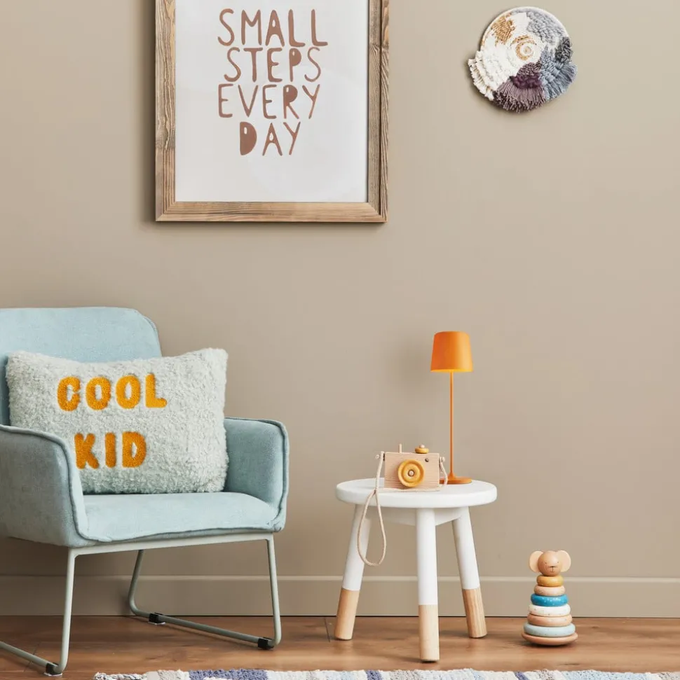 Kaami LED-bordlampe, dimbar, oransje matt