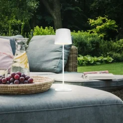 Kaami LED-bordlampe, dimbar, matt hvit