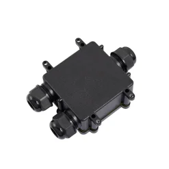 Kabelforbindelse, vanntett, IP68, lengde 130 cm, svart