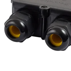 Kabelforbindelse, vanntett, IP68, lengde 130 cm, svart