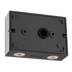 Kantet Henor utendørs vegglampe med 4 LEDs