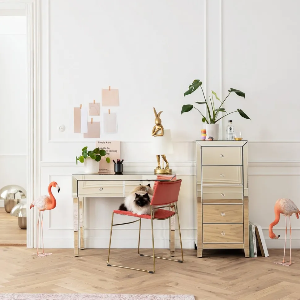 Kare Animal Rabbit bordlampe gull/hvit