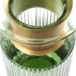 KARE Barfly vase, grønn, glass, høyde 30 cm, munnblåst