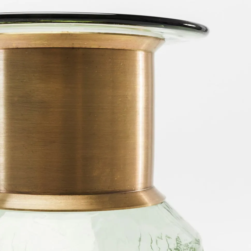 KARE Barfly vase, grønn, glass, høyde 30 cm, munnblåst