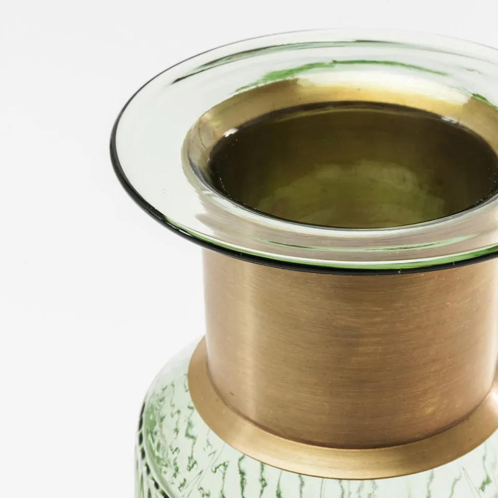 KARE Barfly vase, grønn, glass, høyde 30 cm, munnblåst