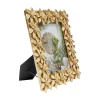 KARE bilderamme Flower, 13 x 18 cm, polyresin, gullfarget