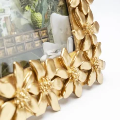 KARE bilderamme Flower, 13 x 18 cm, polyresin, gullfarget