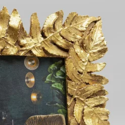 KARE bilderamme Gold Leaves, 10 x 15 cm, gullfarget