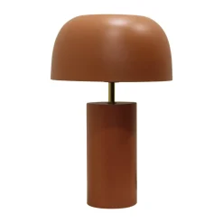 KARE bordlampe Loungy, brun, stål, høyde 38 cm