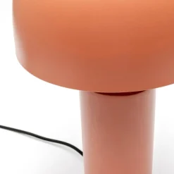 KARE bordlampe Loungy, brun, stål, høyde 38 cm