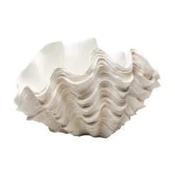 KARE Concha dekorativ vase, høyde 29 cm, støpt stein, beige