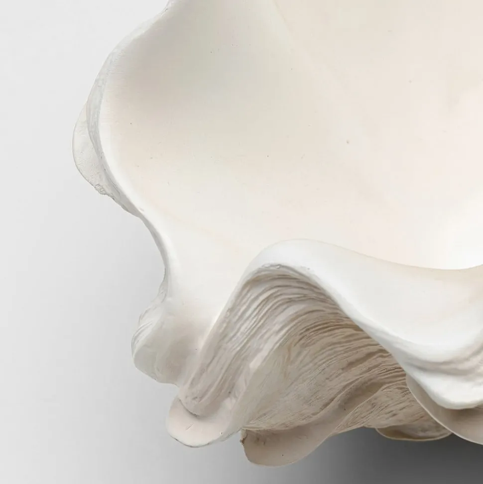 KARE Concha dekorativ vase, høyde 29 cm, støpt stein, beige