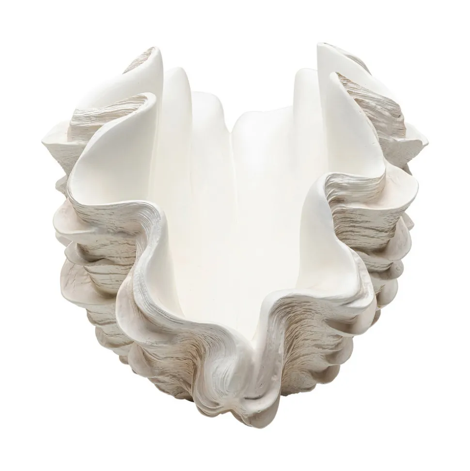 KARE Concha dekorativ vase, høyde 29 cm, støpt stein, beige