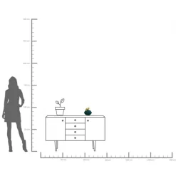 KARE dekorativ eske Chameleon, høyde 20 cm, mørkegrønn, gull