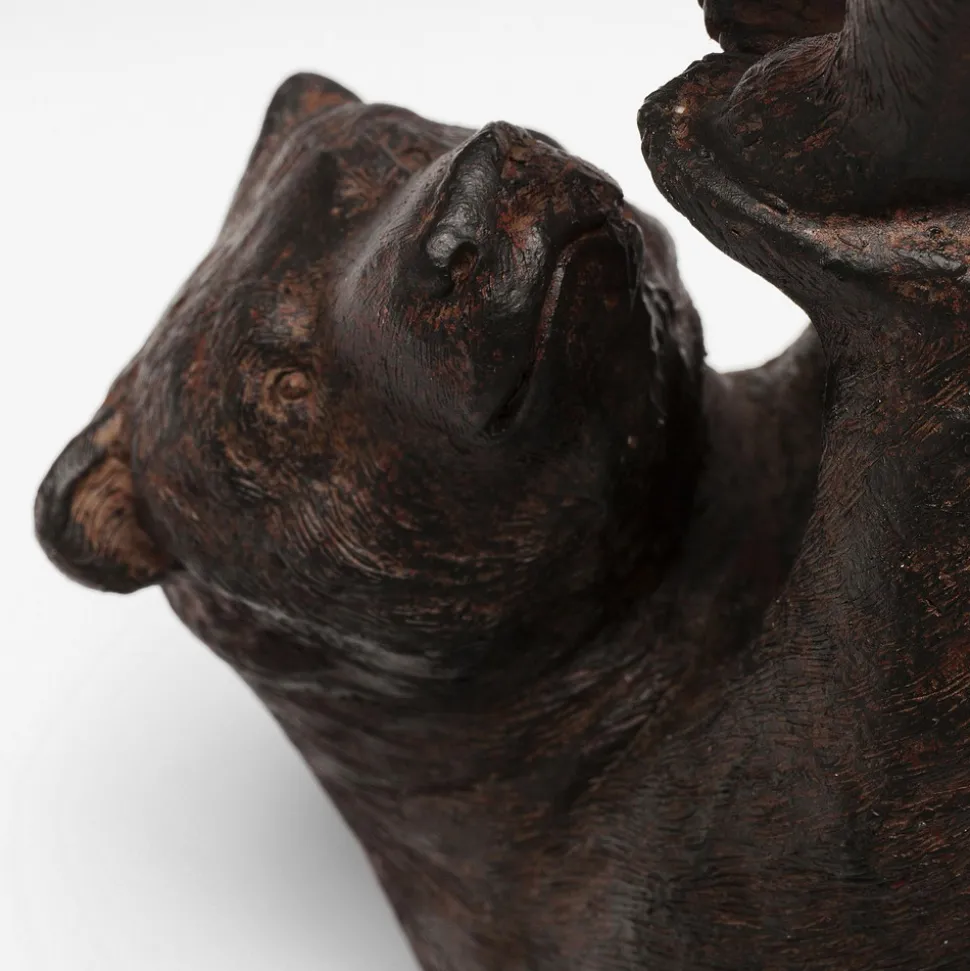 KARE dekorativ figur Artistic Bears Handstand, polyresin, brun