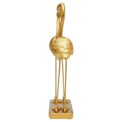 KARE dekorativ figur Flamingo Love, gullfarget, høyde 39 cm