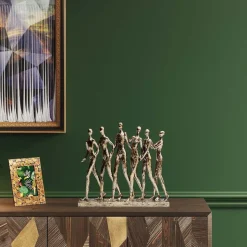 KARE dekorativ figur hånd i hånd, gullfarget, høyde 27 cm