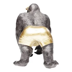 KARE dekorativ figur Monkey Beach, høyde 20 cm, svart polyresin