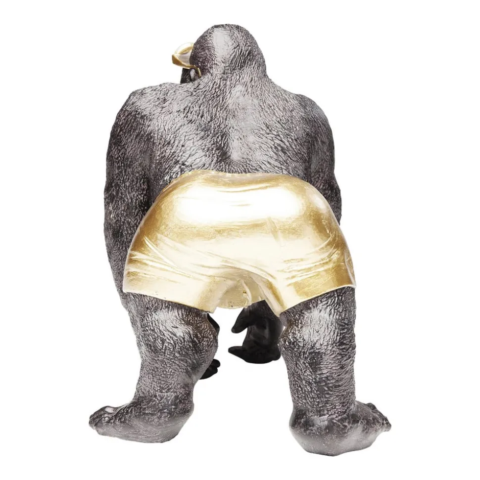 KARE dekorativ figur Monkey Beach, høyde 20 cm, svart polyresin