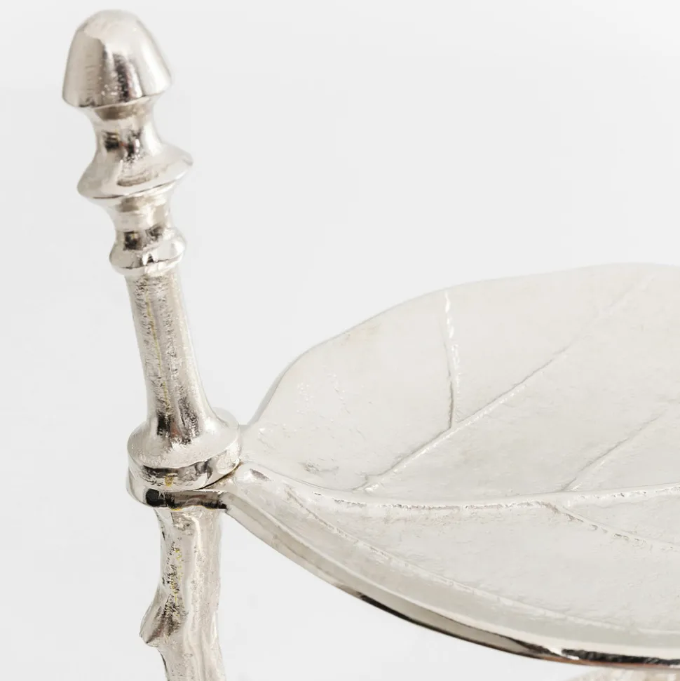 KARE Etagere Leaf, aluminium, forniklet, høyde 46 cm