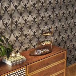 KARE Etagere Leaf, aluminium, messingbelagt, h 46 cm