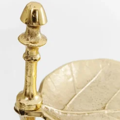 KARE Etagere Leaf, aluminium, messingbelagt, h 46 cm