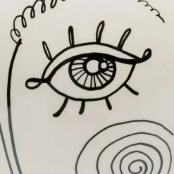 KARE Favola Lady-vase, høyde 30 cm, keramikk, svart/hvit