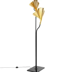 KARE Gingko Due gulvlampe med gylne blader