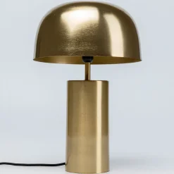 Kare Loungy Gold bordlampe i gull