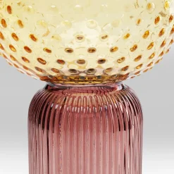 KARE Marvelous Duo-vase, høyde 31 cm, glass, gul, lilla