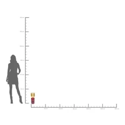 KARE Marvelous Duo-vase, høyde 38 cm, glass, gul, lilla