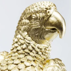 KARE Papegøyedekorasjonsboks, høyde 40 cm, polyresin, svart, gull