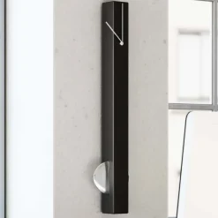 KARE Pendelveggklokke, aluminium, svart