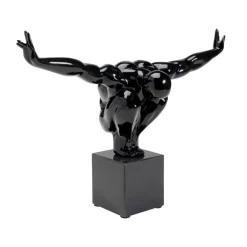 KARE pyntegjenstand Athlet Black Small, svart, bredde 43 cm