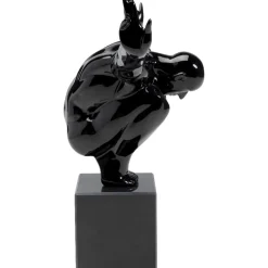 KARE pyntegjenstand Athlet Black Small, svart, bredde 43 cm