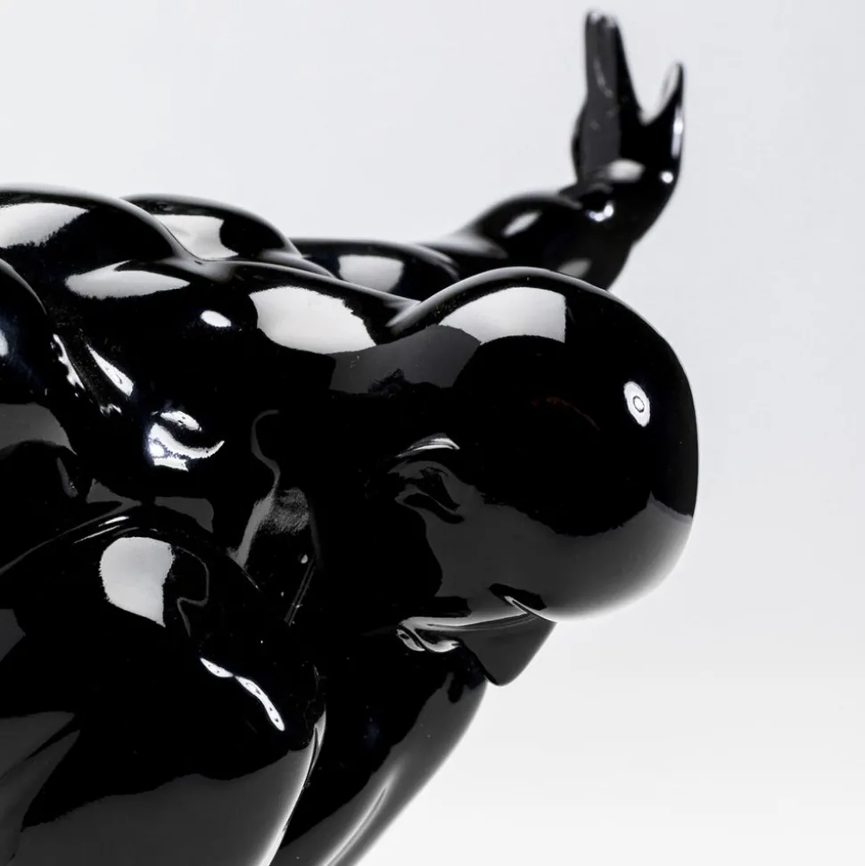 KARE pyntegjenstand Athlet Black Small, svart, bredde 43 cm