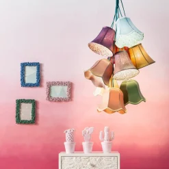 Kare Saloon Flower - fargerik hengelampe