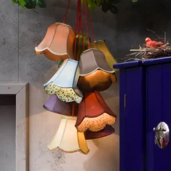 Kare Saloon Flower - fargerik hengelampe