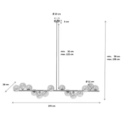 KARE Scala Balls pendellampe, sølv