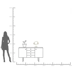 KARE Soft Shape dekorativt objekt, bred form, hvit, støpt stein