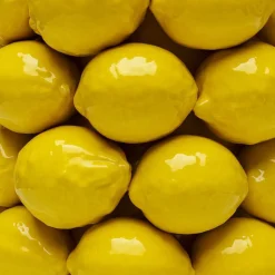 KARE Vase Lemon Juice, høyde 43 cm, Ø 26 cm, porselen, gul